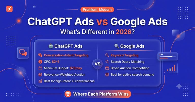 ChatGPT Ads vs Google Ads