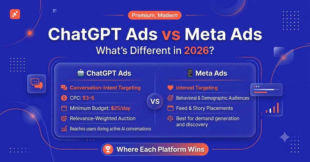ChatGPT Ads vs Meta Ads